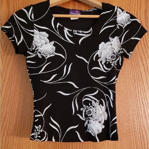 Stunning 2 Pc. Floor Length Floral Skirt and Top - Ladies Sz M - Picture 3 of 8